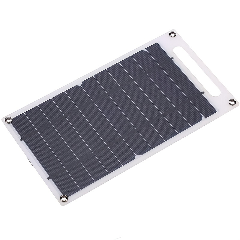 [Portable Solar Panel] Lightweight Portable Solar Panel Solar Panel Winter Outdoor Solar Charger with USB Safe Charging Stabilizer Battery Charger Mobile Phones, Flashlights, Fans Outdoor Camping Home, Portable Backup Power, Lightweight Charger