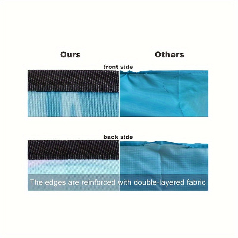 Beach Blanket Sandproof Quick-Dry Nylon Mat 79"x83" for 1-4 Adults – Lightweight Picnic Blanket for Beach, Camping, Hiking & Travel