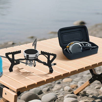 Infrared Camping Stove REDSUN FD1/FD3 | 3.0kW Windproof Portable Gas Stove with Collapsible Stand & EVA Case | Ideal for Hiking, Backpacking & Outdoor Cooking