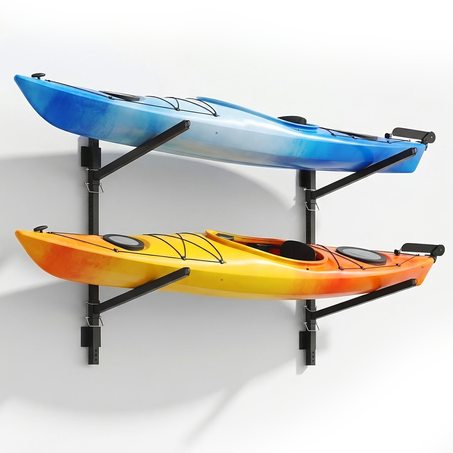 Kayak Storage Rack – Heavy-Duty Adjustable Stand for SUP, Canoe & Paddle Board | Wall, Dock & Freestanding | 400 lbs Capacity