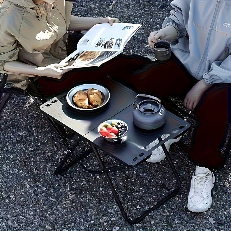 Folding Camping Table Portable Lightweight 3-Leg Outdoor Table for Picnic BBQ