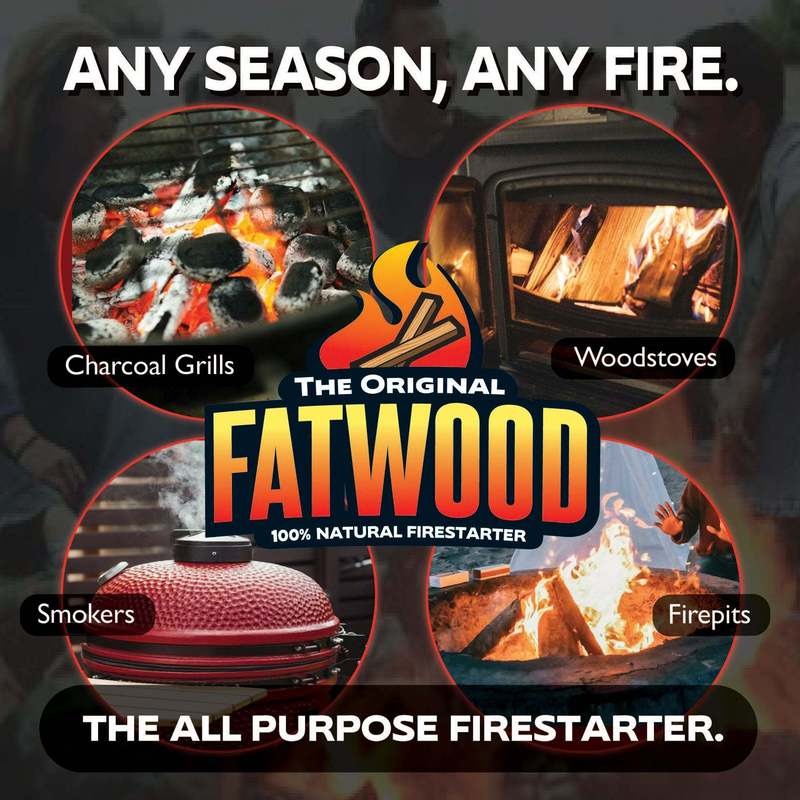 Waterproof Fatwood Fire Starter Wood Crate 12 lb 100% Natural Pine Resin Kindling Sticks for Fireplace Campfire BBQ Grill Fire Pit Pellet Stove Chemical-Free Organic
