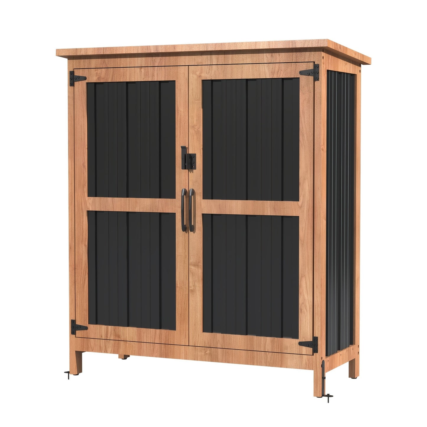 Outdoor Storage Shed Metal Garden Shed with Lockable Door