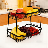 2 Tier Black