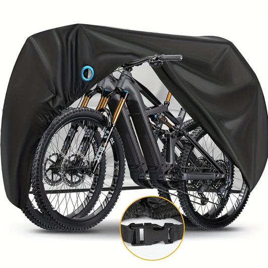 Waterproof Bike Cover for 2-3 Bikes – Heavy Duty Bicycle Cover with Lock Hole, UV & Rain Protection for Mountain, Road & Electric Bikes, Outdoor Use