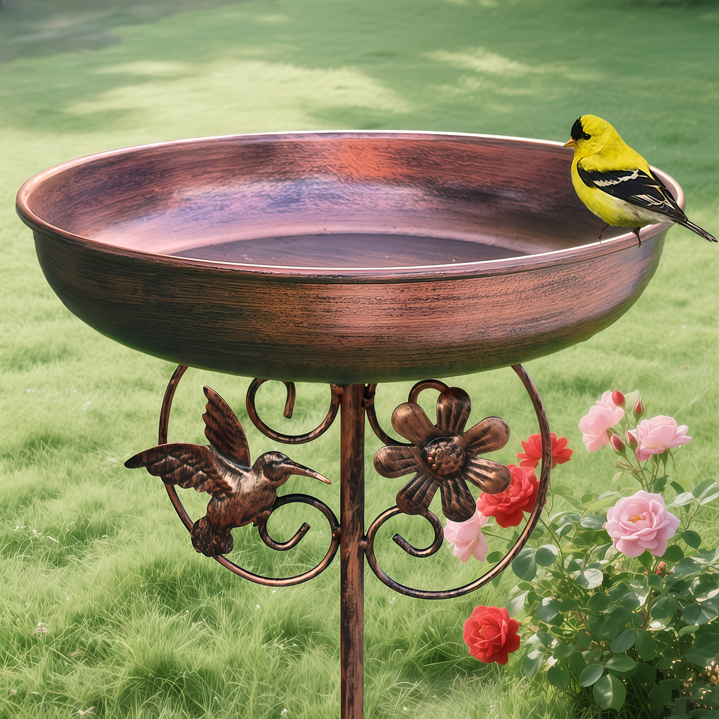 Bird Feeder Cast Iron Vintage | Bird Bath Garden Outdoor Yard Decor