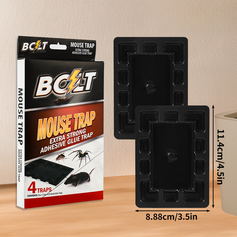 Sticky Mouse Trap Glue Boards Extra Strong Adhesive Pest Control Indoor Outdoor Safe Easy Set