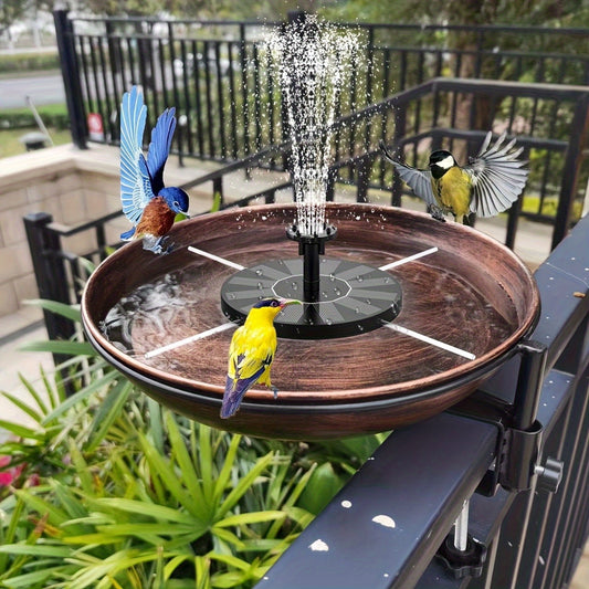 Outdoor Fountain Solar Powered – Bird Attractor Garden Pond Courtyard