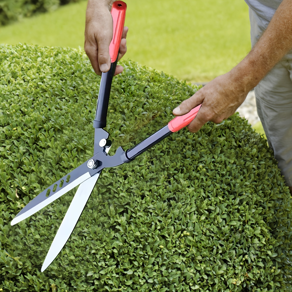 Garden Pruning Shears Heavy Duty, Professional Metal Garden Scissors with Ergonomic Grip for Tree Pruning, Branch Cutting, Shrub Shaping & Lawn Care
