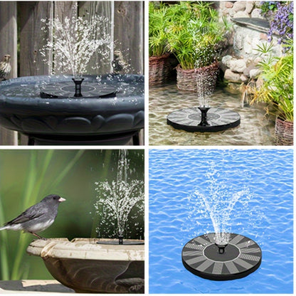 Solar Fountain Pump | 6 Nozzle IPX8 Bird Bath Garden Pool Pond Float
