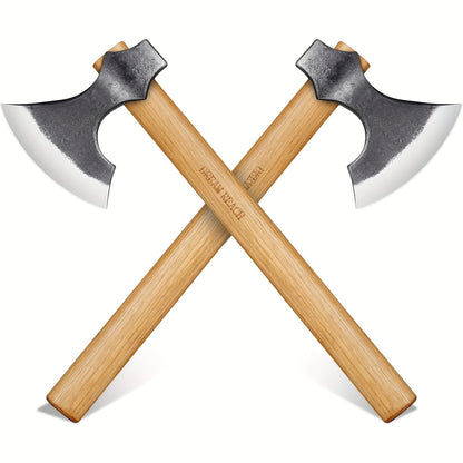 Camping Axe | Hand Forged Viking Hatchet Wood Chopping Bushcraft