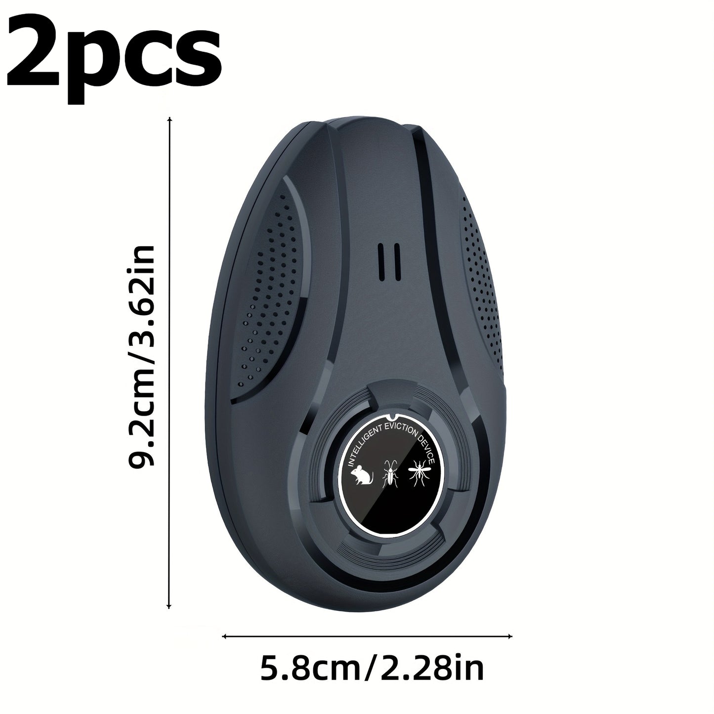 Electronic Pest Repeller – Soundwave Variable Frequency Insect Repellent for Home, Shop & Warehouse, Repels Mosquitoes, Rodents & Cockroaches, Multi-Pack