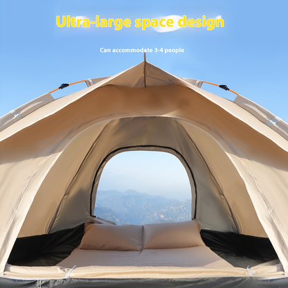 Outdoor Camping Tent 4 Person Automatic Pop Up Sun Protection Fishing