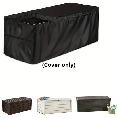 Deck Box Cover Heavy Duty Waterproof | Outdoor Storage Cabinet Patio