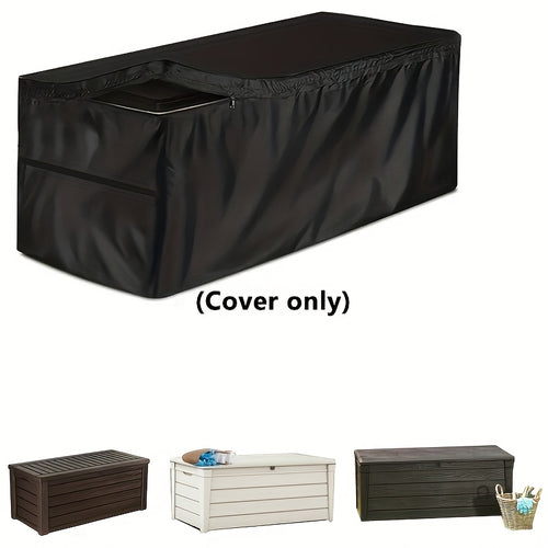 Deck Box Cover Heavy Duty Waterproof | Outdoor Storage Cabinet Patio