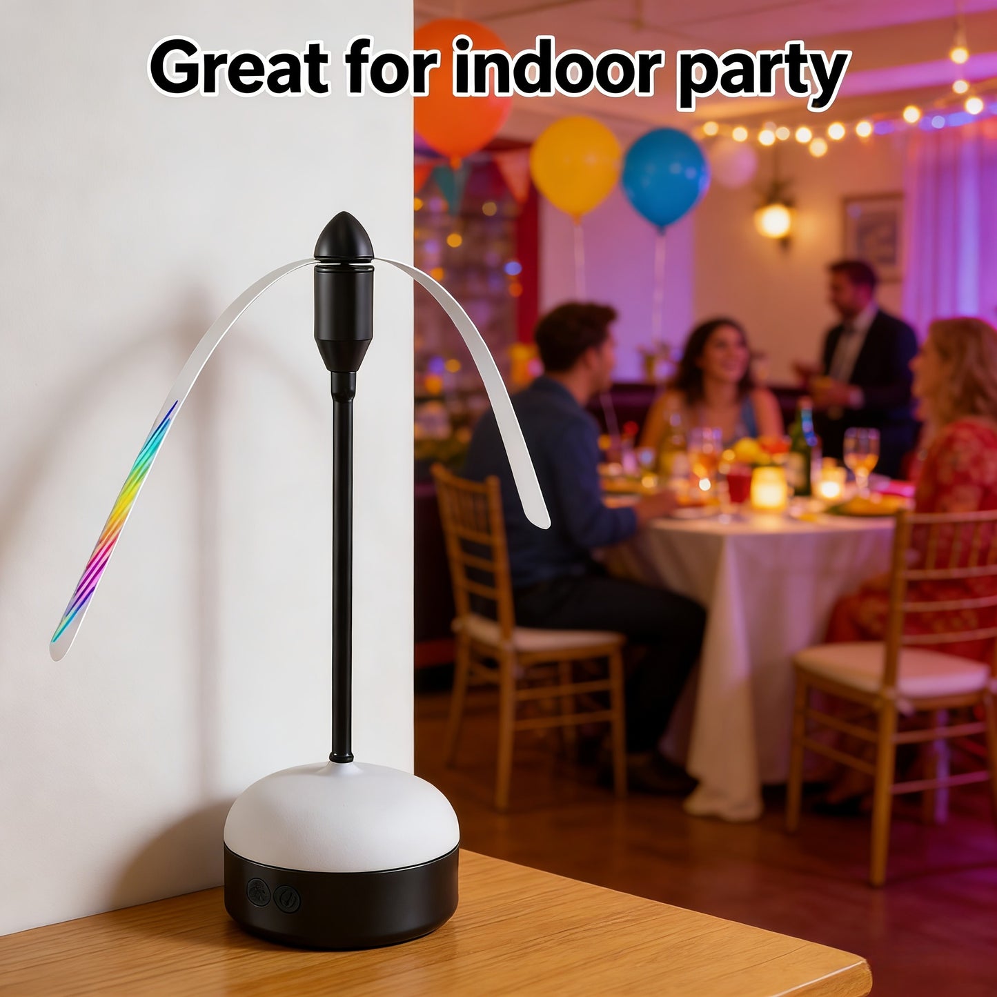 Mosquito Repellent Fan with Light – Portable Desktop Bug Repeller, Quiet USB Insect Repellent Fan for Indoor Outdoor Use, Patio Dining Table Kitchen Restaurant Party Camping Pest Control