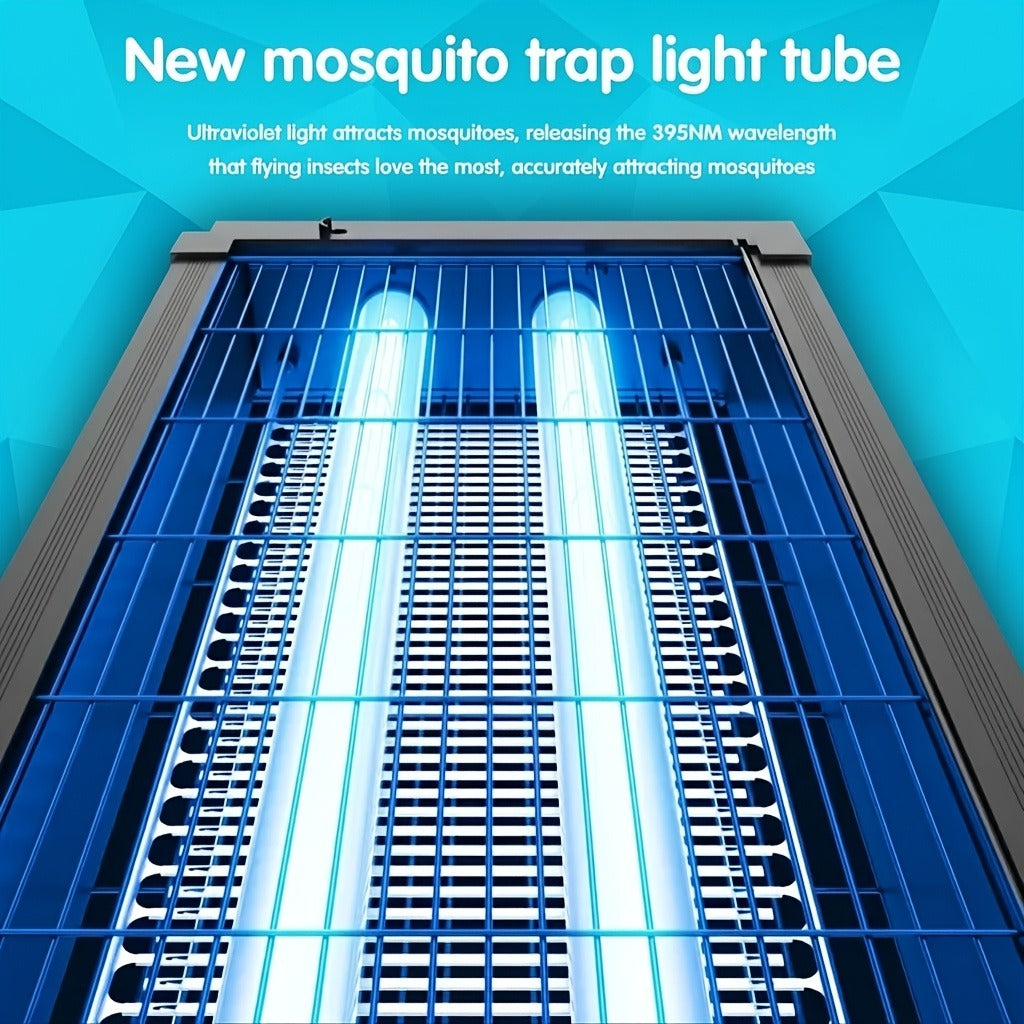 Solar Bug Zapper Outdoor 4500V | Mosquito Killer Wireless Portable | Fly Zapper Electric Trap with 10ft Cord | Bug Zapper for Patio Backyard Garden