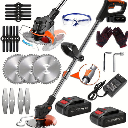 Cordless Electric Weed Wacker | Handheld Lawn Trimmer Garden Yard