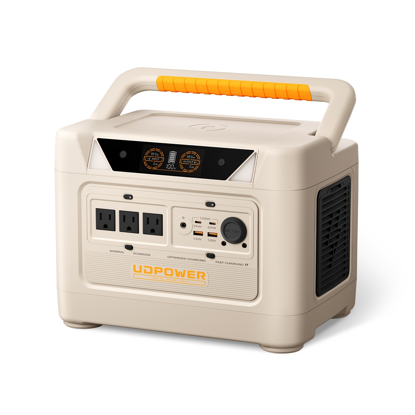 LiFePO4 Power Station 600W 595Wh Solar Generator 9 Outputs AC PD USB-C DC LED for Home Camping RV Travel Emergency Backup Off-Grid Power Supply