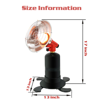Patio Heater | Propane Outdoor Standing Stainless Steel Garden Party