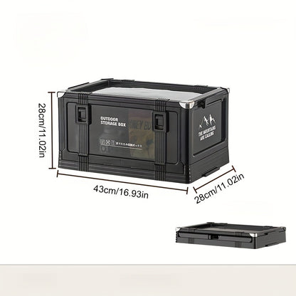 Collapsible Storage Box | Foldable Camping Outdoor Travel Organizer