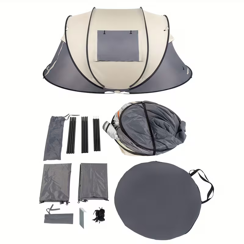 Large Camping Tent 5-8 Person Automatic Pop Up Outdoor Family Shelter