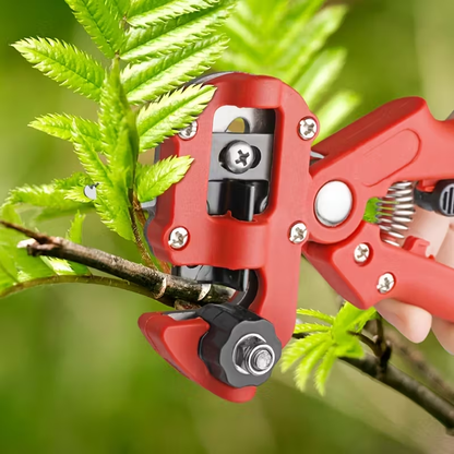 Grafting Scissor Shear Kit with V-Graft, Omega-Graft & U-Graft Blades, Professional High-Carbon Steel Pruner for Fruit Tree Grafting & Plant Propagation