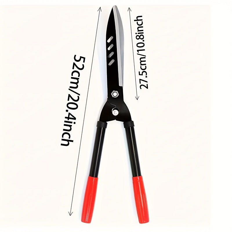 Garden Pruning Shears Heavy Duty, Professional Metal Garden Scissors with Ergonomic Grip for Tree Pruning, Branch Cutting, Shrub Shaping & Lawn Care