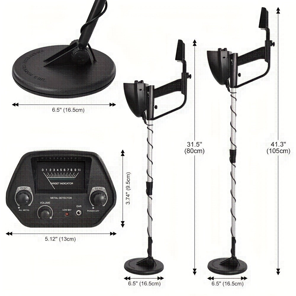 Metal Detector | LCD Deep Search Waterproof Coil Gold Coin Relic