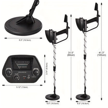 Metal Detector | LCD Deep Search Waterproof Coil Gold Coin Relic