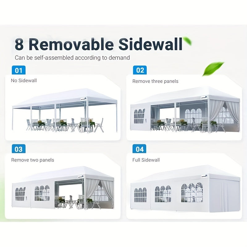 Party Tent Canopy Outdoor Sidewalls | Wedding Backyard Event Gazebo