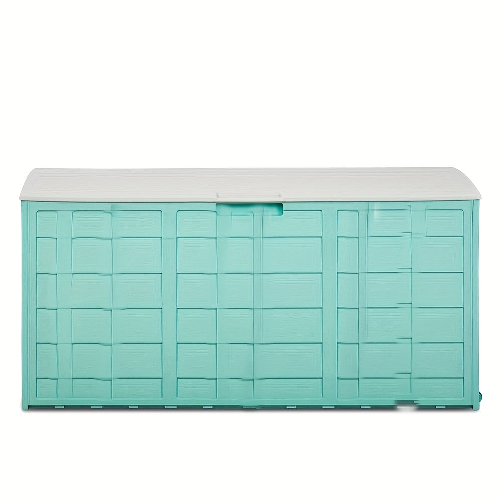 Deck Box 75 Gallon Lockable Outdoor Storage Box Garden Pool Yard