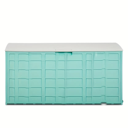 Deck Box 75 Gallon Lockable Outdoor Storage Box Garden Pool Yard