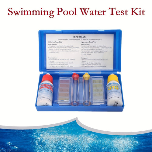 Pool Test Kit pH Reagent | Swimming Pool Spa Hot Tub Water Testing