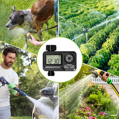 Garden Hose Timer Programmable Digital Irrigation Controller with LCD Display 1-Outlet
