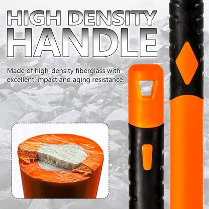 1pc Heavy-Duty Pick Mattock Hoe with Forged Head & 36-Inch Rubber Handle - Professional-Grade Multi-Purpose Pickaxe Suitable for Digging, Weeding, Prospecting, Camping - Heavy Duty Gardening Tool with Metal Head & Non-Slip Handle for Landscaping,