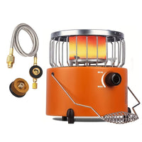 Large Yellow Stove + Gas Pipe + Cartridge Gas Pipe Adapter