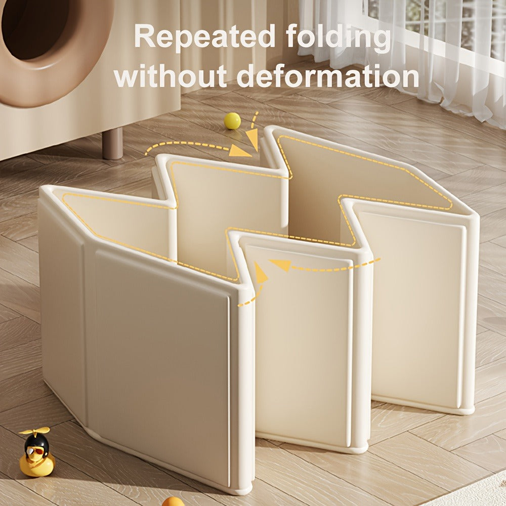 Foldable Baby Bathtub Portable Newborn Infant Tub with Drain Hole, Anti-Slip Base & Durable Multi-Functional Design for Home Travel Use, Ideal Baby Shower Gift