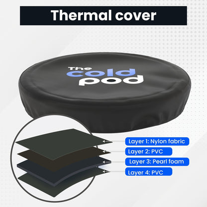 Cold Plunge Tub 88 Gallon Ice Bath Tub with Insulation Cover, Portable Freestanding Cold Water Therapy Tub for Athletes Indoor Outdoor Recovery