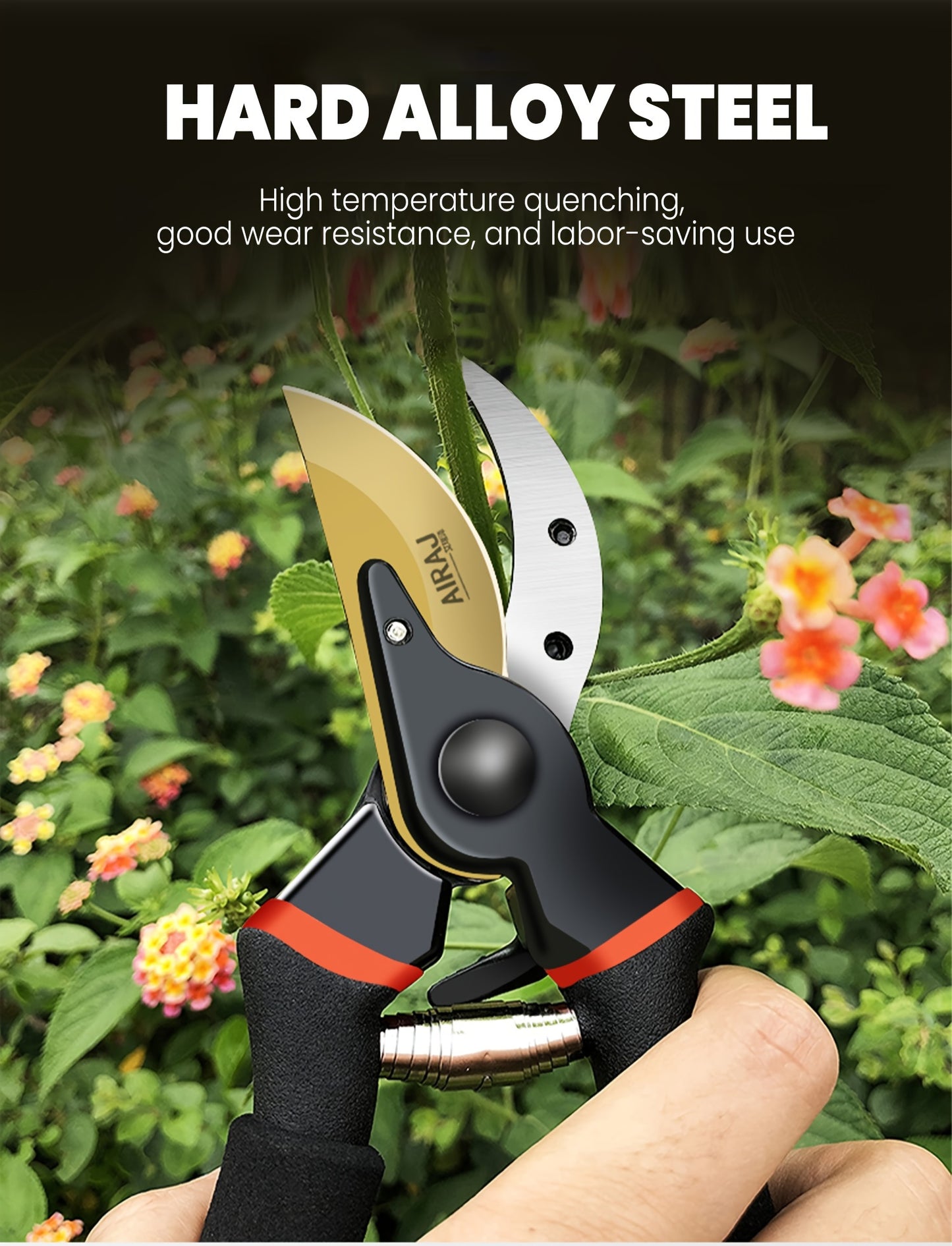 Pruning Shears | Garden Scissors Branch Flower Stem Trimmer