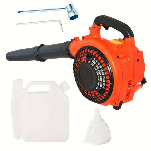 Gas Leaf Blower 26CC 2-Cycle Engine 380CFM 200MPH Handheld, Lightweight Easy Start Mulcher Blower, Durable ABS for Yard Lawn Patio Driveway Debris Cleanup
