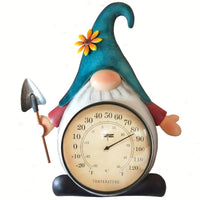 Metal Gnome Thermometer