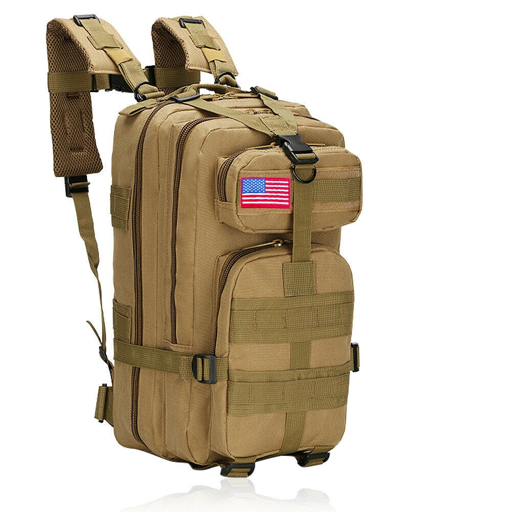 30L Military Tactical Backpack – Waterproof Outdoor Rucksack for Hiking, Camping & Survival