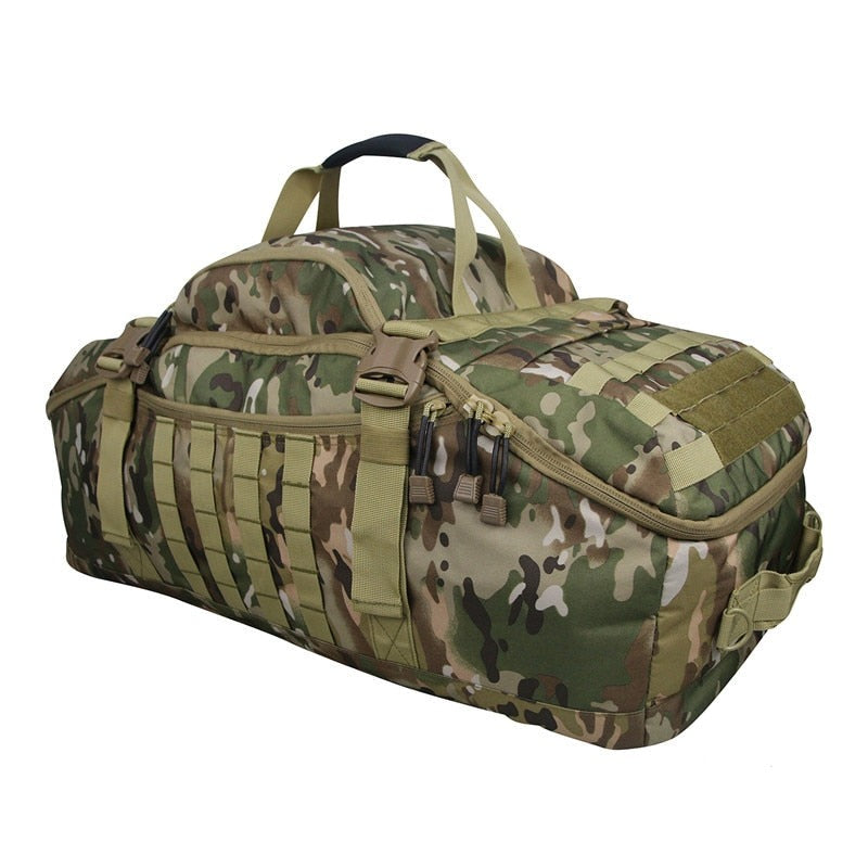 3 in  1  military duffel bag tactical travel outdoor rucksack waterproof backpack