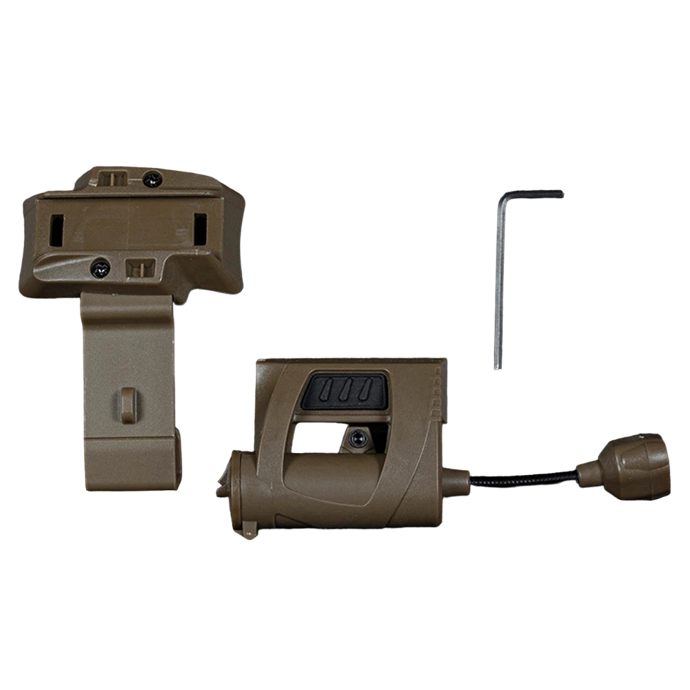 3-Mode Tactical LED Helmet Light with Mount – Hands-Free Outdoor Lighting