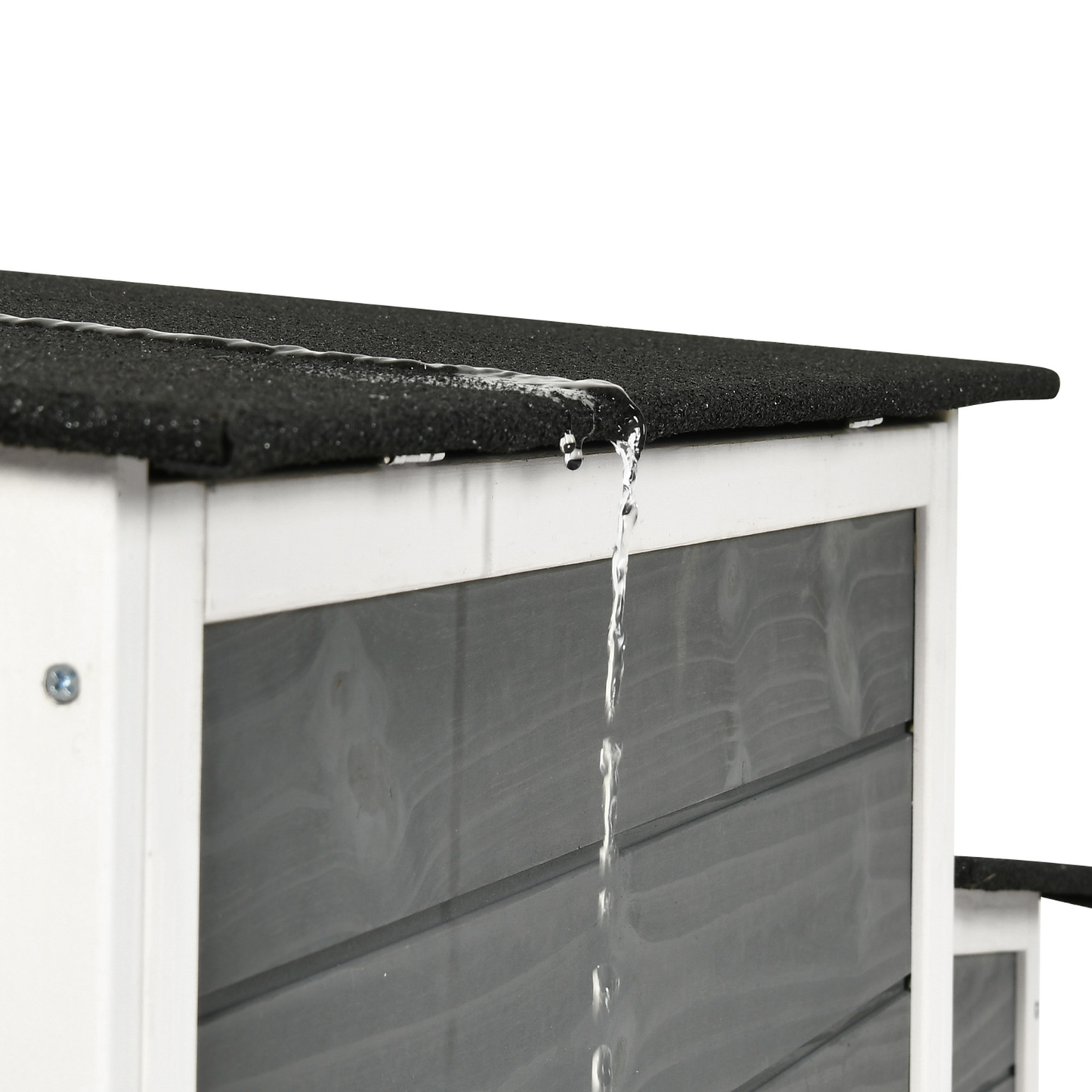 Hen House 67" for 4-6 Chickens with 2 Nesting Boxes | Wooden Chicken Coop with Weatherproof Roof, Removable Tray, Metal Wire Mesh & Ramp – Rabbit Hutch Duck Coop Outdoor