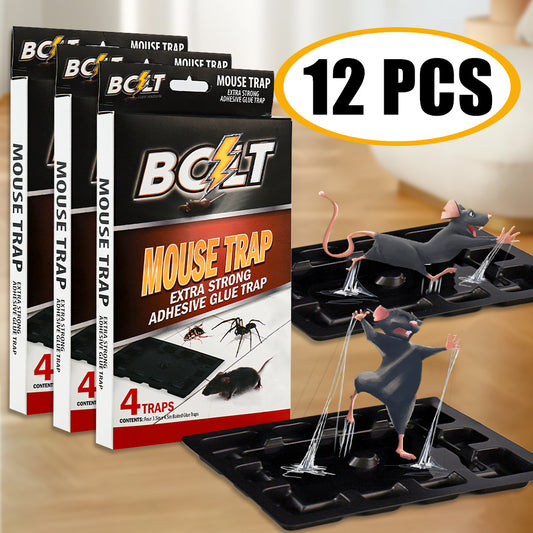 Sticky Mouse Trap Glue Boards Extra Strong Adhesive Pest Control Indoor Outdoor Safe Easy Set