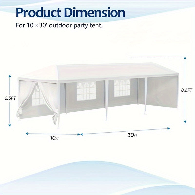 Party Tent Canopy Outdoor Sidewalls | Wedding Backyard Event Gazebo