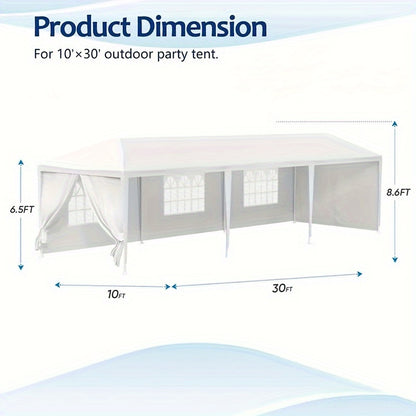 Party Tent Canopy Outdoor Sidewalls | Wedding Backyard Event Gazebo