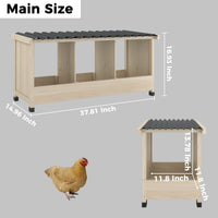 Three-compartment egg box